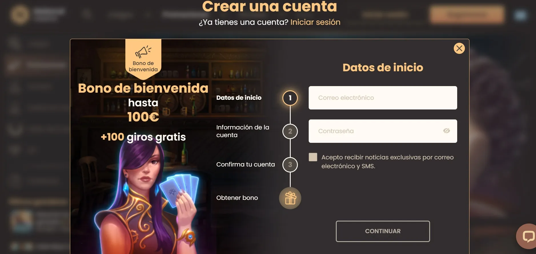 Registro National casino 