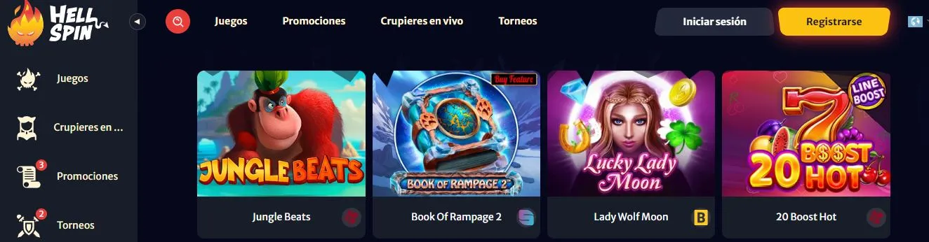 hellspin casino licencia