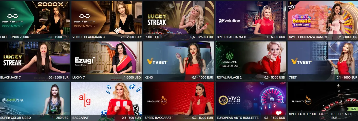 casino en vivo mujeres 