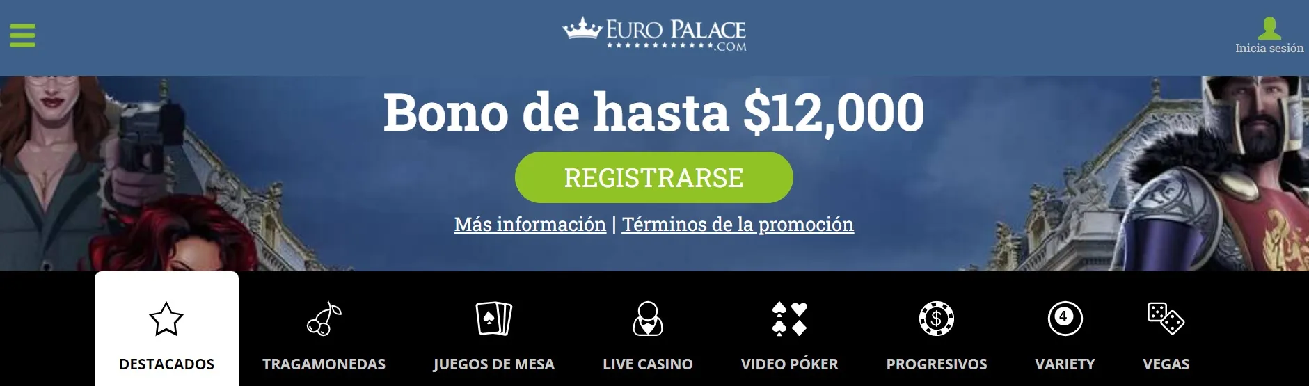 página bienvenida página bienvenida
