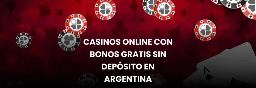 Logo Casinos online con bonos gratis sin depósito en Argentina